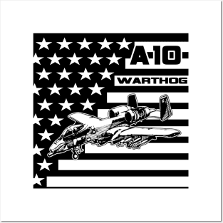 A10 WARTHOG flag Posters and Art